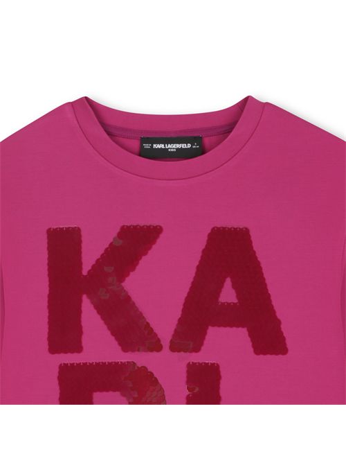 Felpa con logo KARL LAGERFELD | Z30613FUCSIA